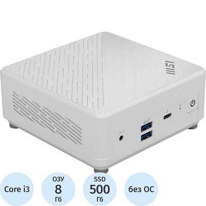 Системный блок MSI Cubi 5 1M (9S6-B0A832-680)i3 100U/8Gb/500GB/noOS