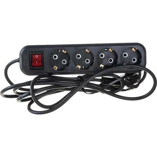 Удлинитель Атлант ПВС 3500Вт  4р/3м с выключателем(80022)