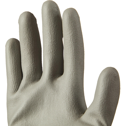 Перчатки защитные TOPFORT НПУ01 нейлон с ПУ покрытием р.8