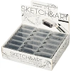 Точилка с контейнером Bruno Visconti SKETCH&ART, 3 отверстия, 35-0044