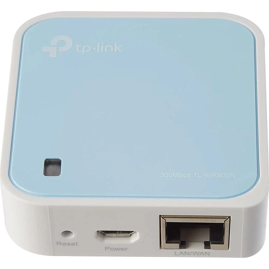 Маршрутизатор TP-Link TL-WR802N N300 Micro USB 2.0 Pocket Trave