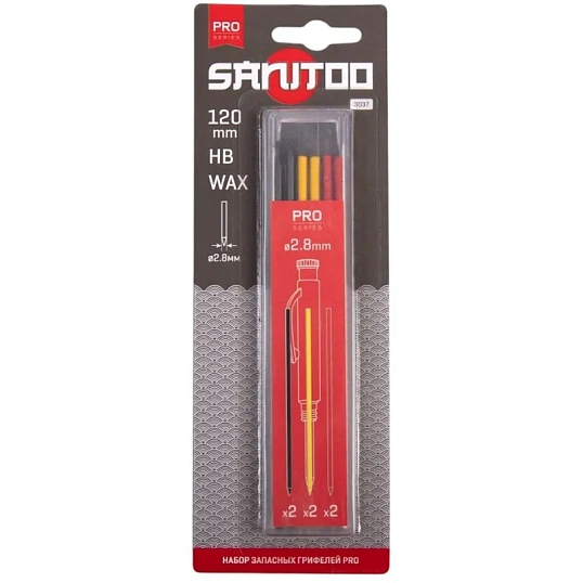 Набор запасных грифелей SANITOO PRO, 6 шт