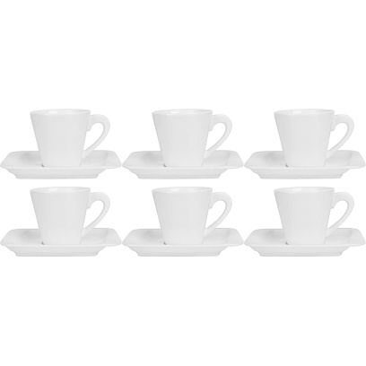 Кофейная пара квадратная 80мл Sam&Squito Quadro (фк790),6шт/уп