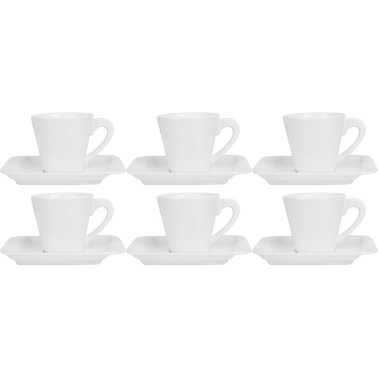 Кофейная пара квадратная 80мл Sam&Squito Quadro (фк790),6шт/уп