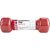 Гантель TORRES 1 кг, PL55011, металл в неопреновой оболочке,6гр, красный