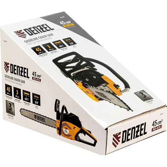 Пила цепная бензиновая DENZEL DGS-4516 (шина 40 см, 57 зв.) (95230)