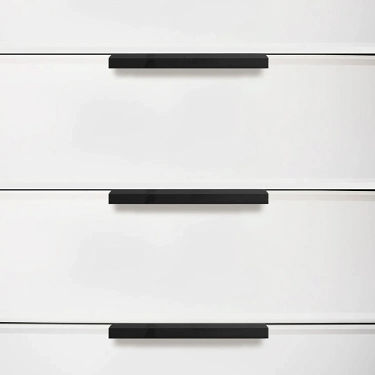 Ручка УЗК_профиль меб.StahlBuro A306-96(16673) BL матовый черный 2шт/уп