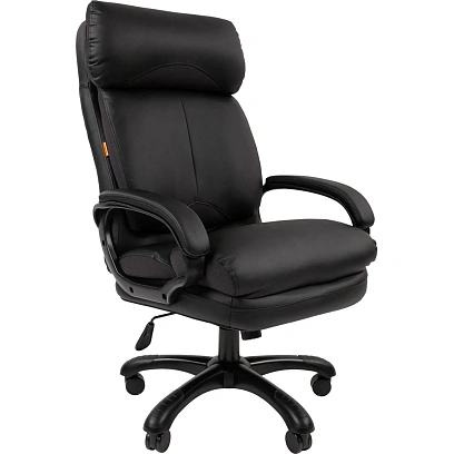 Кресло VT_Chairman 505 экопремиум черный (черный пластик)