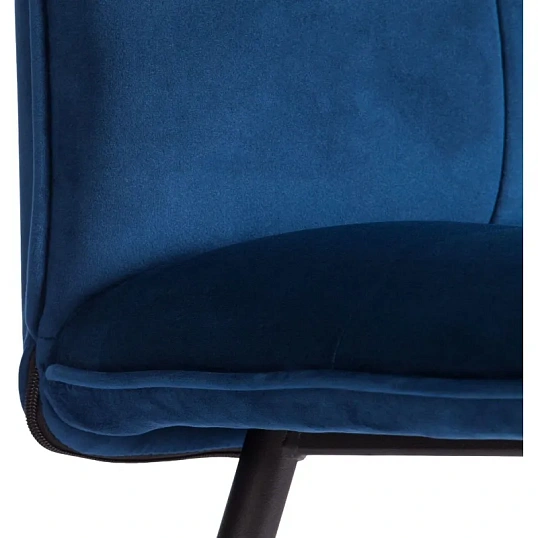 Стул Комус Мебель Flip велюр, 41х55х88, Blue (синий)