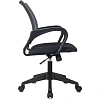Кресло БР Комус Мебель EChair-396 сетка/ткань,серый/черный,пластик