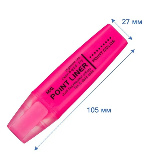 Набор текстовыделителей M&G 1-5мм 4цв AHM21576