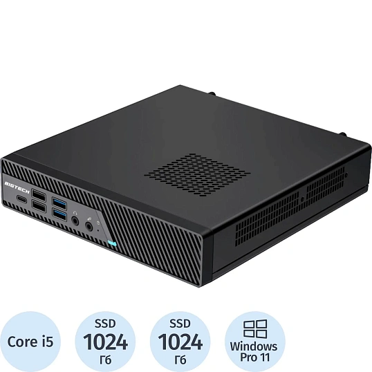 Мини ПК BigTech (MPK022) i5-12400/16GB/SSD1TBM.2/W11P