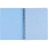 Бизнес-тетрадь А5,96л,кл,спир,пластик,тон.бл. Attache Bright colours Голуб