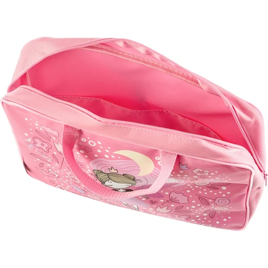 Папка для тетрадей  Фея А4 на молнии с ручками,ткань,75мм,ПМД-4-20