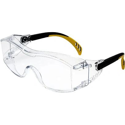 Очки защитные открытые поликарб (прозрачные)  с покрытием Практик ОЧК301 KN