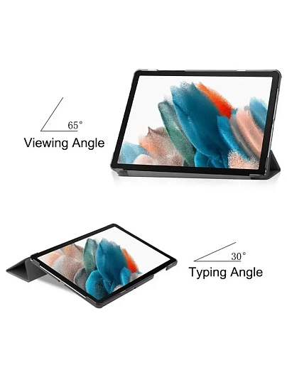 Чехол для Samsung Galaxy Tab A9 черный (X115, X110) 8.7 с магнитом