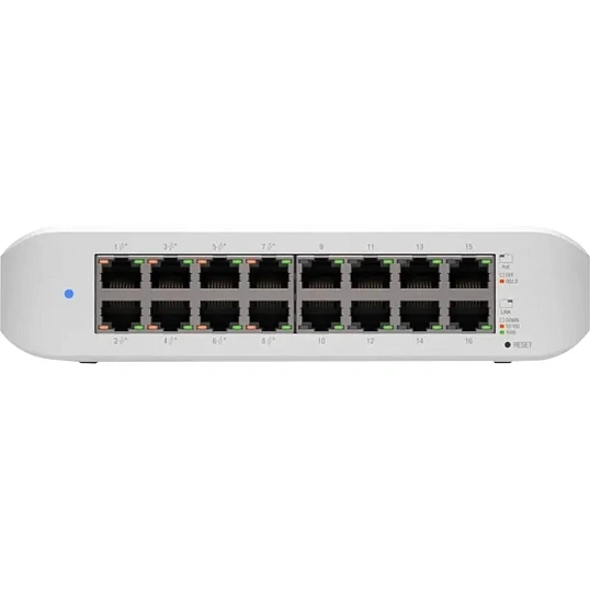 Коммутатор PoE Ubiquiti UniFi Switch Lite 16 PoE (USW-Lite-16-POE), 16х 1G