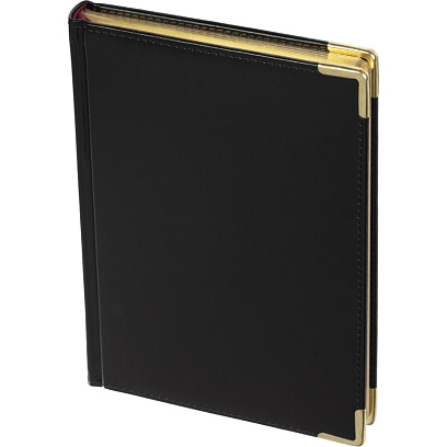 Ежедневник недатированный А5+, 145х205,Sidney Nebraska,чер,з.уг 3-128/17