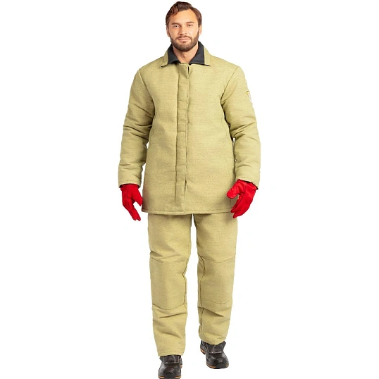 Костюм сварщика брезентовый утепл. КБР (арт.КС02ПР) 44-46/170-176