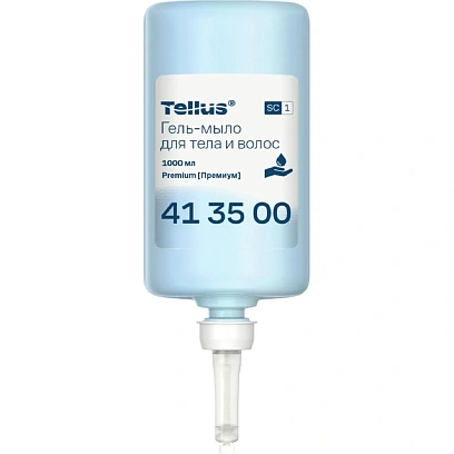Картридж с жидким гель-мылом Tellus Premium SC1 д/тела и вол 1000мл _413500