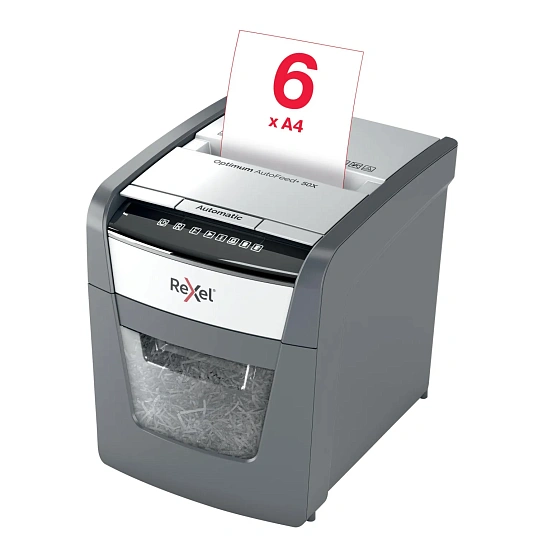 Шредер (уничтожитель) Rexel Optimum AutoFeed+ 50X 4ур.секр.,50лист,20л