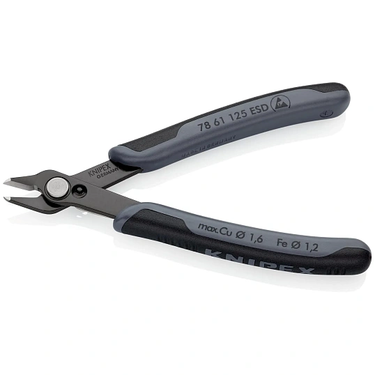 Бокорезы прецизионные L-125 мм Electronic Super Knips KNIPEX KN-7861125ESD