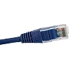 Патч-корд TWT TWT-45-45-0.15-BL UTP кат.5e, 0.15 м, синий