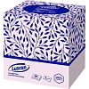 Салфетки косметические Luscan 2сл 90шт/уп в кубе белые