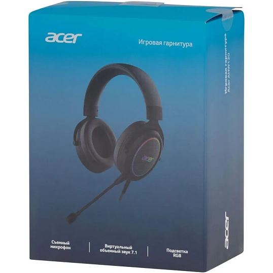 Гарнитура Acer AHW120 черный 2.1м USB (ZL.HDSCC.01C)