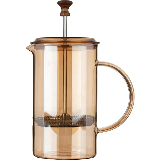 Френч-пресс 600мл. Гоуджекит АБС-пластик, боросиликат. стекл с покр,нерж ст