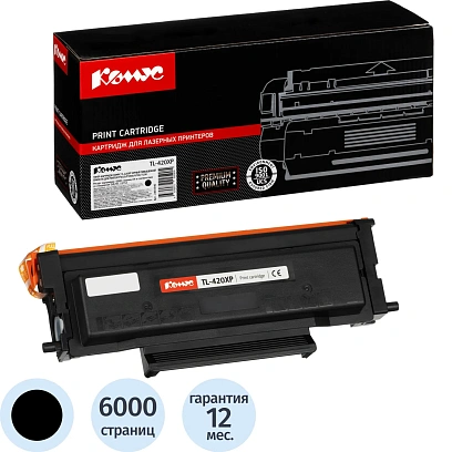 Тонер-картридж Комус TL-420XP чер.пов.емк.для Pantum P3010/P3300/6700/7100