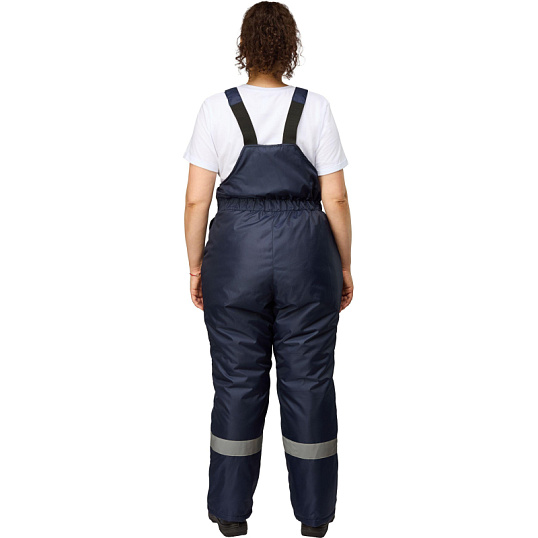 Полукомбинезон рабочий зимний женский з46-ПК синий (р.52-54) 182-188