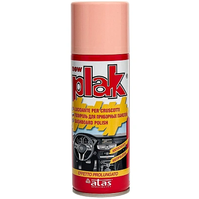 Полироль -очиститель салона  PLAK  200 мл (аэр.),  Персик 5105