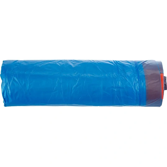 Мешки для мусора ПНД 60л 30мкм 20шт/рул синие 60x70см Luscan с завязками