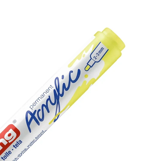 Маркер акриловый Edding 5100/065.кругл.нак. 2-3 мм. Цвет Неоновый желтый