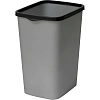 Ведро мусорное пластик с фиксатором Tandem 20л (сер.металлик/черный)_842258