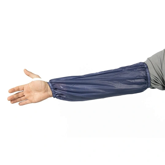 Нарукавники защитный JetaSafety JVC-256 ChemTech ПВХ 570 мм синие