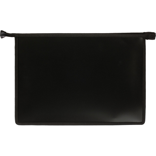 Папка для тетрадей А4 пластиковая, печать на картоне,молния сверху ПМ-А4-29