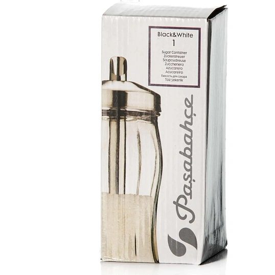 Емкость для специй блэк энд уайт 240 мл, с металлической крышкой-дозатором