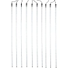 Гирлянда светодиодная 'Тающие сосульки' 960 LED, белый, соединяют, 256-429
