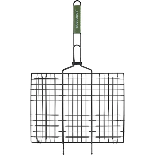 Решетка-гриль 6 порций блюд BOYSCOUT 40x30x2,5cм, веер в ПОДАРОК/61312
