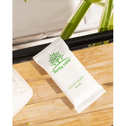 Мыло туалетное Luscan Body care 13г,ПЭ,500шт
