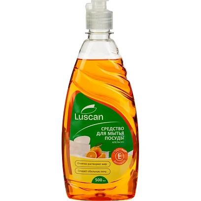Средство для мытья посуды Luscan Бальзам Апельсин 500 мл флип-топ