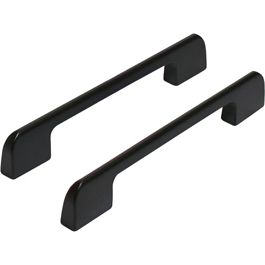 Ручка УЗК_скоба меб.StahlBuro A300-128 (16662) BL матовый черный 2шт/уп