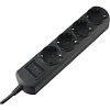 Удлинитель Power Cube 4р/5м без выкл 16А черн (PC-2B-5M)