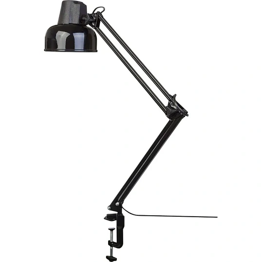 Светильник настольный Трансвит 'Бета' МС, Е27, 60Вт, на мет. струб. Черный