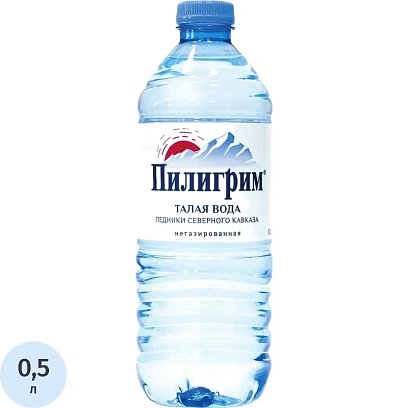 Вода минеральная Пилигрим негазированная, пэт 0,5л