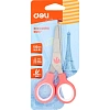 Ножницы детские Deli E6007, сталь, круглые ручки, 132 мм, цвет ассорти