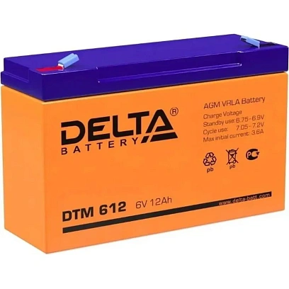 Батарея для ИБП Delta DTM 612  6/12 В/Ач 151x50x100