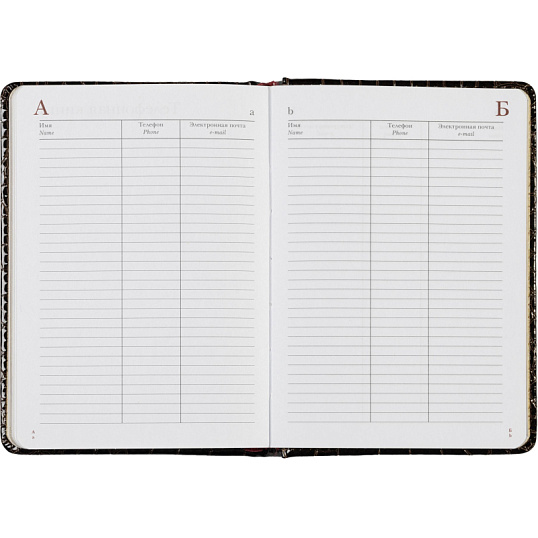 Ежедневник недатированный А6+ Caiman (коричневый)3-498 Д